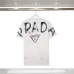 Prada T - Shirt With Artistic Splatter Logo And Sleeve Accents Black/White #A54292
