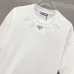 Prada T-Shirts for Men High quality craftsmanship metal logo t-shirt Black/White #A53730