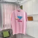 Stylish Prada T Shirt With Colorful Triangle Logo Prints For Fashion Enthusiasts Black/White/Pink/Blue #A54349