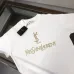 YSL T-Shirts for MEN Black/White #A53132
