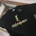 YSL T-Shirts for MEN Black/White #A53132