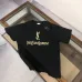 YSL T-Shirts for MEN Black/White #A53132