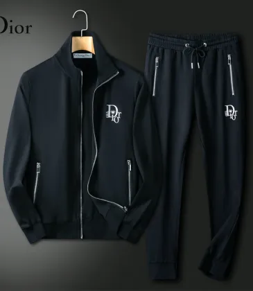 Dior tracksuits for Dior Long Tracksuits for men #A22265