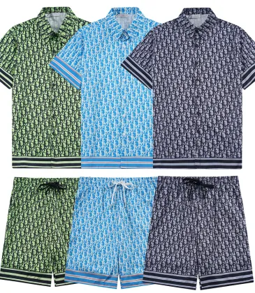 Dior tracksuits for Dior Short Tracksuits for men #A24785