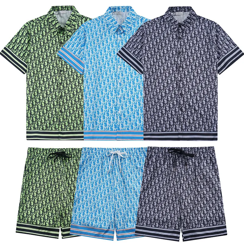 Dior tracksuits for Dior Short Tracksuits for men #A24785