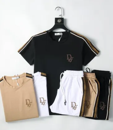 Dior tracksuits for Dior Short Tracksuits for men #A32585
