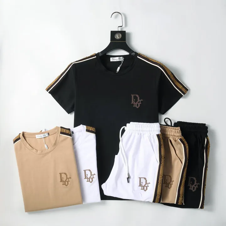 Dior tracksuits for Dior Short Tracksuits for men #A32585