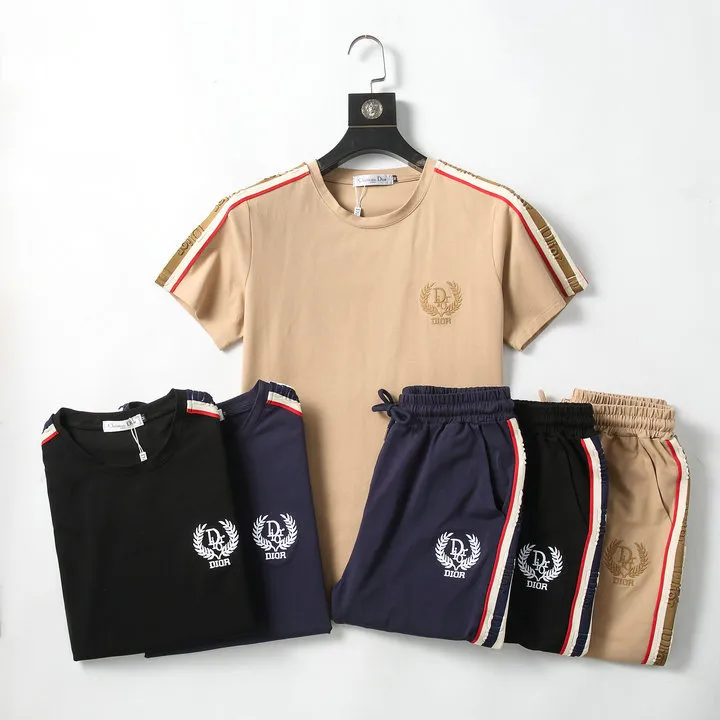 Dior tracksuits for Dior Short Tracksuits for men #A32602