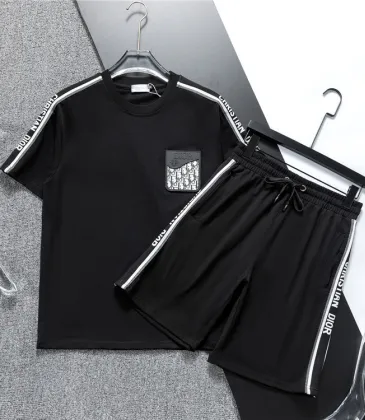 Dior tracksuits for Dior Short Tracksuits for men #A36449