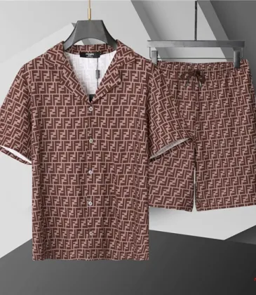 Fendi Tracksuits for Fendi Short Tracksuits for men #A51303