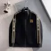 Loewe Inspired Black Tracksuit Set with Gold Accents #A54388