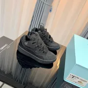 Sleek All Black Lanvin Sneakers Showcasing Timeless Design And Premium Craftsmanship #A30448