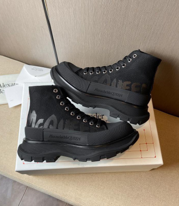 Alexander McQueen High Boots for Men Women McQueen Sneakers #999922101