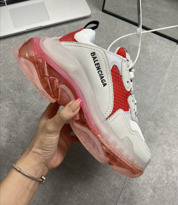 Top Quality Balenciaga triple s Balencia 2-generation visible and transparent crystal air cushion sole made of old thick base Laoda Shoes Size: 35-46 #9874266