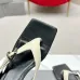 Balenciaga shoes for Women's Balenciaga Slippers Leather Square Black/White #A54189