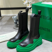 Bottega Veneta Unisex Martin boots 1:1 Quality Black Green #999930937
