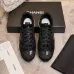 Chanel Black White Couples Sneakers #A54339