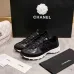 Chanel Black White Couples Sneakers #A54339