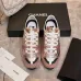 Chanel Metallic Pink Rose Gold Sneakers #A54345