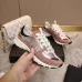 Chanel Metallic Pink Rose Gold Sneakers #A54345