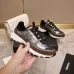 Chanel Metallic Silver Brown Sneakers #A54346