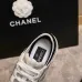 Chanel Silver Tone Couples Sneakers #A54342