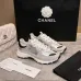 Chanel Silver Tone Couples Sneakers #A54342