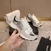 Chanel Silver Tone Couples Sneakers #A54342