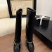 Chanel Knee - High Boots: Diverse Textures, Gold Chains, a Showcase of Luxe Creativity #A54193