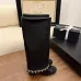 Chanel Knee - High Boots: Diverse Textures, Gold Chains, a Showcase of Luxe Creativity #A54193