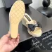 Chanel shoes for Women Sheepskin upper wedge sandals #A53212
