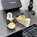 Chanel shoes for Women Sheepskin upper wedge sandals #A53212