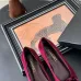 Chanel Light Brown Leather CC Camellia Ballet Flats Heel height:1.5cm #A53192