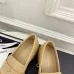 Chanel shoes for Women Chanel Leather Loafers: Timeless Style with Iconic Gold CC Logo White/Black/Brown #A54192