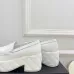 Chanel shoes for Women Chanel Leather Loafers: Timeless Style with Iconic Gold CC Logo White/Black/Brown #A54192