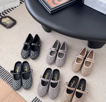 Chanel shoes for Women's Chanel Pumps knit trainers &amp; CC logo  #A54185