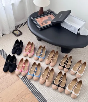 Chanel shoes for Women's Classic ballet shoes #A53182