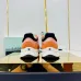 Chanel Denim Suede Calfskin Neon Orange CC Logo Trainers #A53211