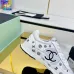 Chanel shoes for Women's Chanel Sneakers Les nouvelles cornes d'argent de Chanel #A53236