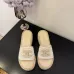 Chanel shoes for Women's Chanel 2023 Interlocking CC Logo Slides #A53197