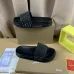 Christian Louboutin CL Men Women's Slippers Black/White #A51692