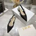 Dior Shoes Dior pointed toe flat high heel sandals #A53177