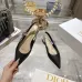 Dior Shoes Dior pointed toe flat high heel sandals #A53177