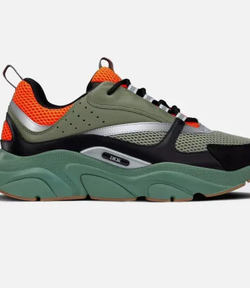Dior B22 Orange Olive Black Trainer #A51423
