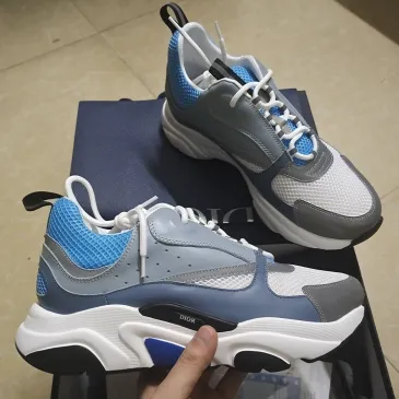 Dior B22 White Blue Men Women Dior Sneakers Sizes 35-46 #99116289