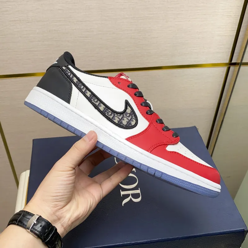 Dior x air jordan 1 low og grey aj1 1:1 Qutlity #999929813