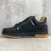 Louis Vuitton Black Leather Low Top Sneakers for Men and Women #A54332