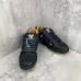 Louis Vuitton Black Leather Low Top Sneakers for Men and Women #A54332