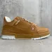 Louis Vuitton Brown Leather Low Top Couples Sneakers #A54331