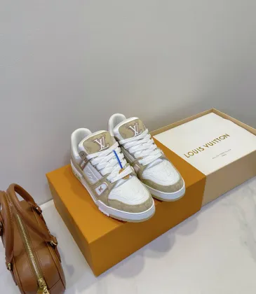 Louis Vuitton Monogram Canvas Couples Low Top Sneakers #A54335